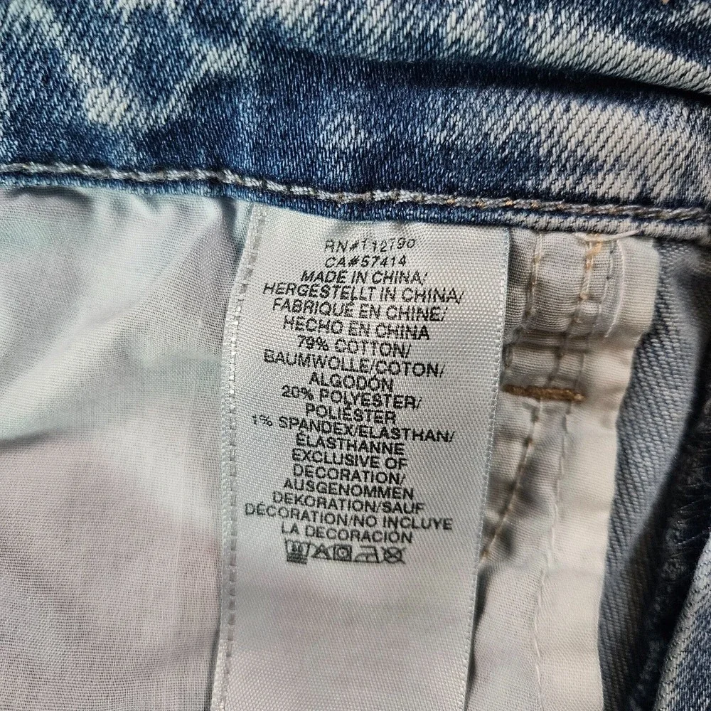 True Religion‎ Jeans Men 33 x 29 Halle High Rise Super Skinny Raw Hem Distressed